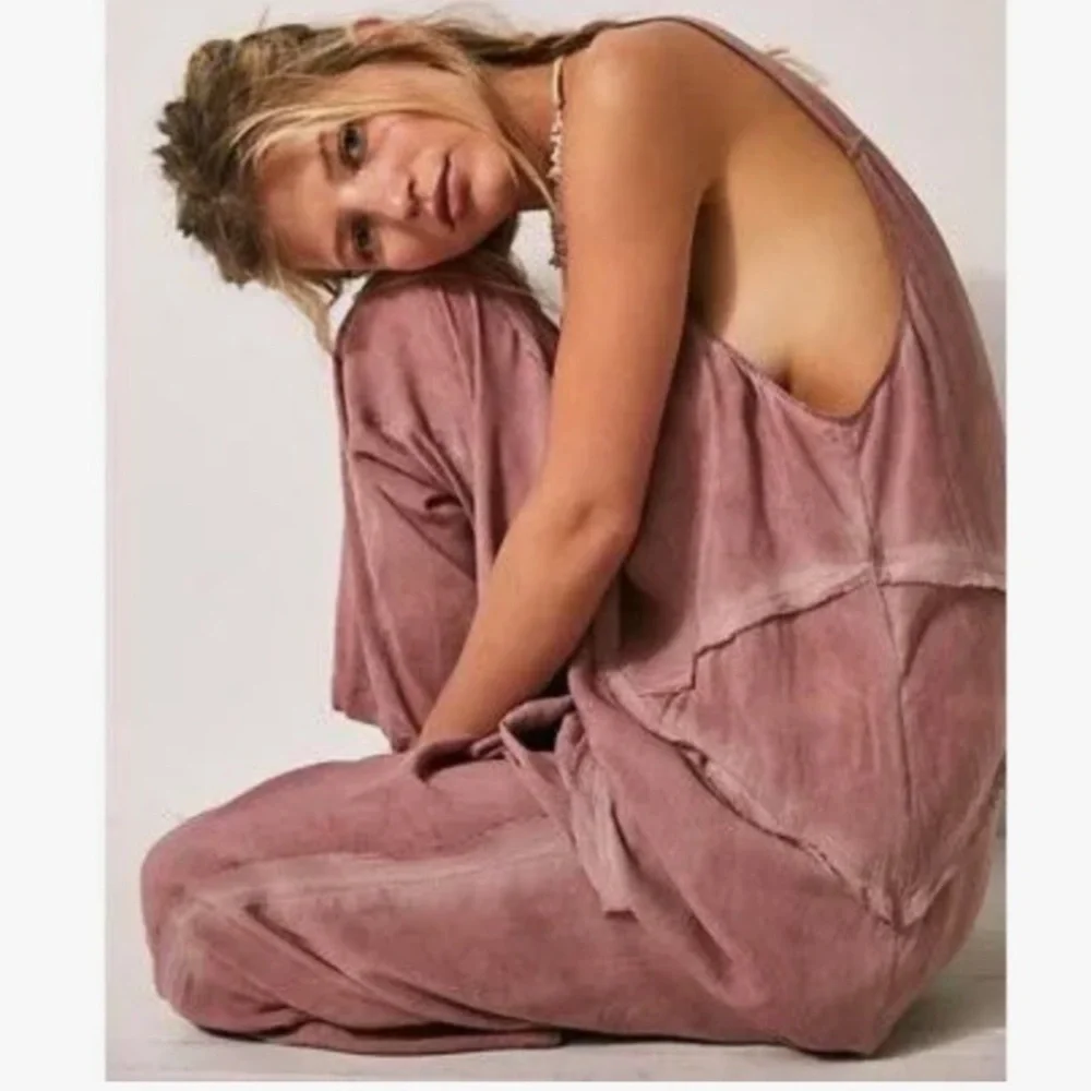 NWOT Free People Act Natural Shapeless Romper